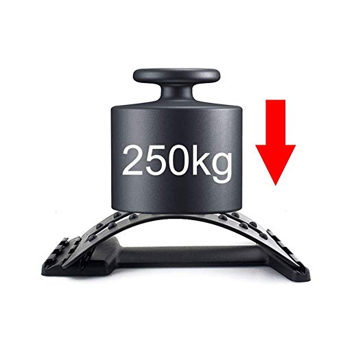 Sooiy Camilla de Masaje de Espalda Magia Equipos de Fitness Tramo Relax Aparearse Soporte Lumbar Camilla el Alivio del Dolor de la médula Herramienta del Cuidado Personal quiropráctica Masaje
