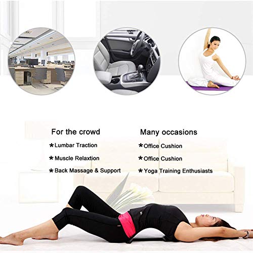 Sooiy Camilla de Masaje de Espalda Magia Equipos de Fitness Tramo Relax Aparearse Soporte Lumbar Camilla el Alivio del Dolor de la médula Herramienta del Cuidado Personal quiropráctica Masaje