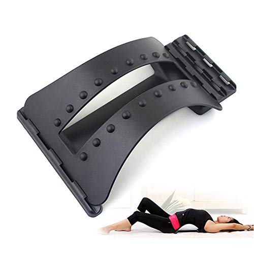Sooiy Camilla de Masaje de Espalda Magia Equipos de Fitness Tramo Relax Aparearse Soporte Lumbar Camilla el Alivio del Dolor de la médula Herramienta del Cuidado Personal quiropráctica Masaje
