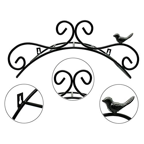 Soporte para manguera de jardín Soporte de manguera de jardín de hierro fundido de 13.8 "para montaje en pared decorativo