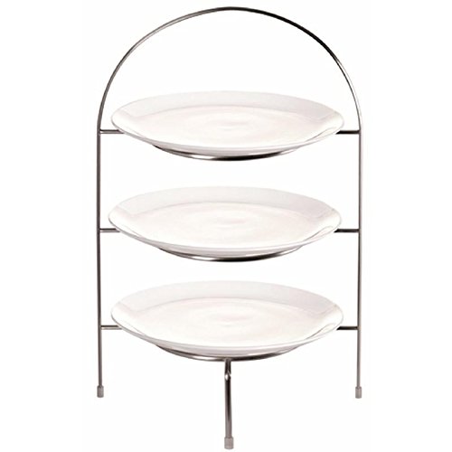 Soporte para platos para el té de la tarde, para platos de hasta 210 mm, soporte de 380 mm de altura