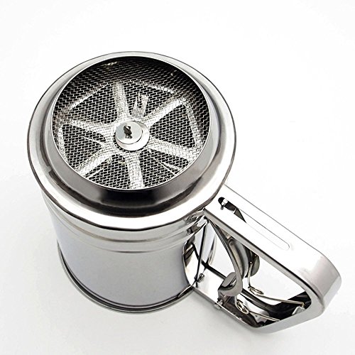 Space Home - Tamizador Cribador de Harina - Inox - 500 g
