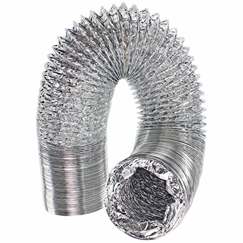 Spares2go Manguera De Ventilación Flexible de aluminio 5 m tubo de escape para KitchenAid aire acondicionado (4 "/100 mm)