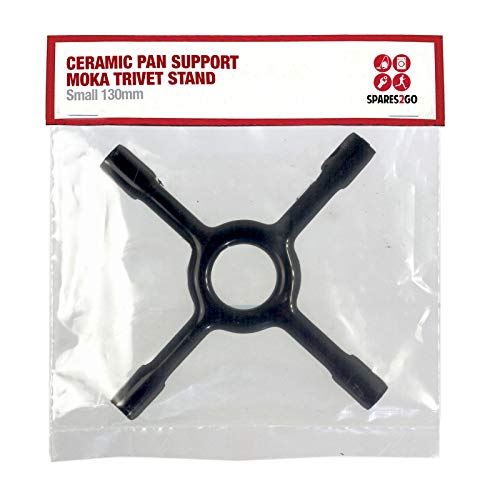 SPARES2GO - Soporte universal de cerámica para hornillo de gas (tamaño pequeño, 130 mm)