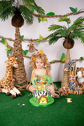 SPECOOL Animales Cupcake Toppers Decoración Tarta de Niños Fiesta de Cumpleaños Fiesta Selva Temática Animal Park para Niños Cumpleaños Animal Decoraciones de la Torta Fuentes del Partido