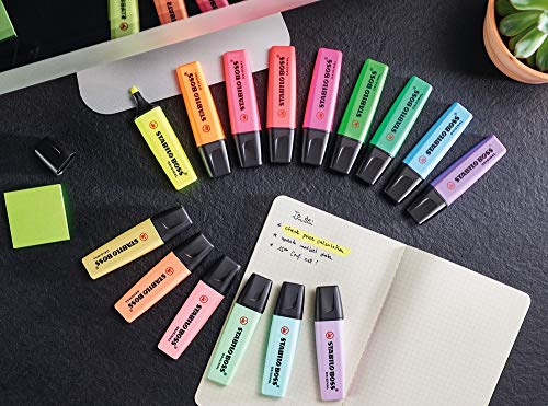 STABILO BOSS Original Marcador fluorescente multicolor- Estuche con 8 colores