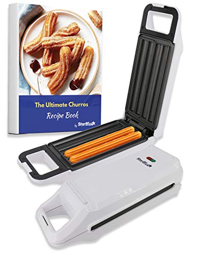 StarBlue Máquina para Churros Cocine Churros Saludables y sin Aceite en Solo Minutos AC 220-240V 50/60Hz 700W, Enchufe del Reino Unido, Adaptador para Europa Incluido