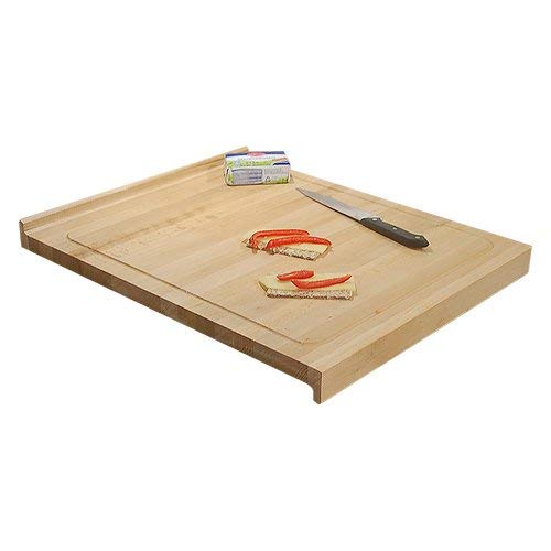 Stella Trading Bloody - Tabla de Cortar (Madera de Haya Maciza, con Ranura para líquidos, 58 x 2,8 x 48 cm)