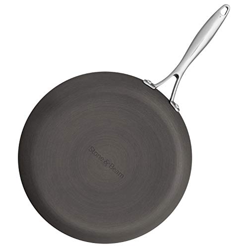 Stone & Beam - Juego de sartenes antiadherentes con anodizado duro, 25,4 cm y 30,5 cm