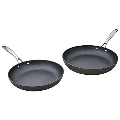 Stone & Beam - Juego de sartenes antiadherentes con anodizado duro, 25,4 cm y 30,5 cm