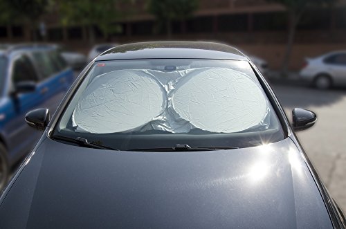 Sumex Silver Sun Parasol Delantero Plegable, L