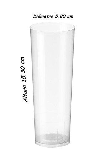 Sumicel Vaso Tubo irrompible 300 ml, Caja de 500 Unidades