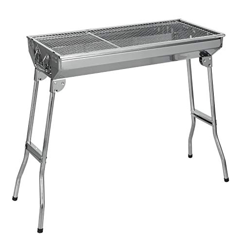 SunJas Barbacoas Portátiles Asador Portátil Caja de Barbacoa al Aire Libre