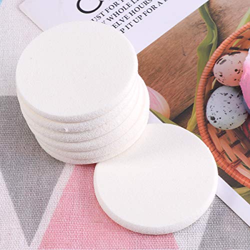 SUPVOX Maquillaje en polvo Esponja cosmética Cara Puff Cosmética Cojín de aire Esponja Belleza para mujeres niñas 5pcs (blanco)
