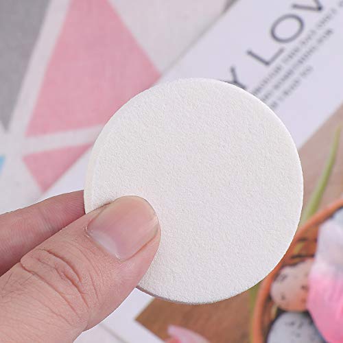 SUPVOX Maquillaje en polvo Esponja cosmética Cara Puff Cosmética Cojín de aire Esponja Belleza para mujeres niñas 5pcs (blanco)