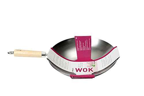 Swift Spice - Wok (Acero al carbón de Gran Grosor, 30 cm)