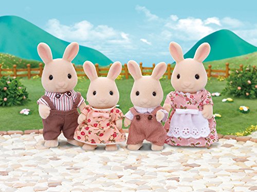 Sylvanian Families - 4108 - Milk Rabbit Family Mini muñecas y Accesorios