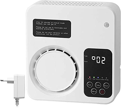 TAIHE Generador de ozono Ionizador Purificador de Aire Operación Inteligente Eliminador de olores Desodorizador para el hogar Dormitorio Sala de Estar Aseo Oficina