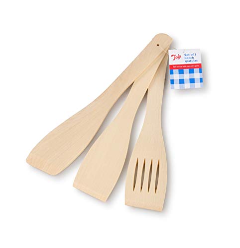 Tala Cooking Espátulas, Madera, Beige, 3x6x30 cm