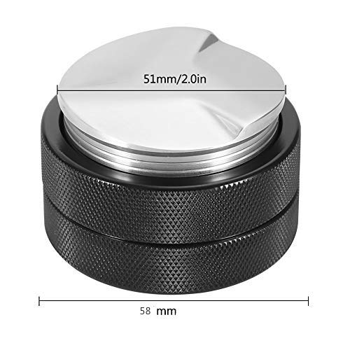 Tampón de café de 51 mm, acero inoxidable, a prueba de óxido, Barista, para café expreso #1