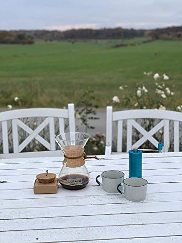 Tapa de la cubierta del calor y del polvo para Chemex verter sobre las jarras de café