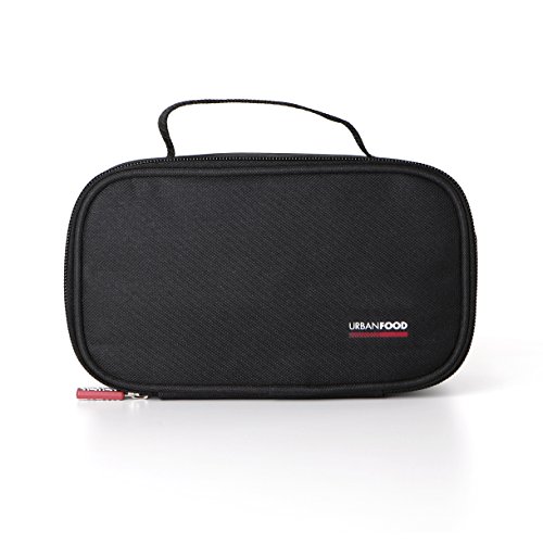 Tatay Urban Food Mini bolsa térmica porta alimentos con fiambrera incluida, Negro, 21.5 x 9 x 12 cm