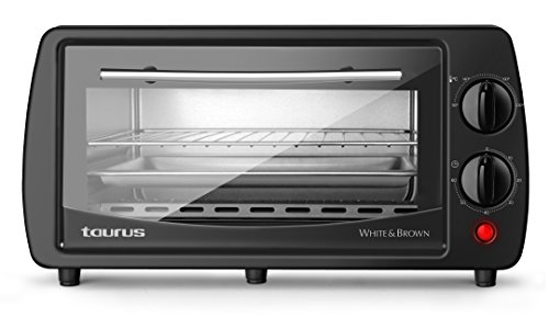 Taurus Horizon 9 - Horno Electrico, 800 W, Acero 18/10, Negro