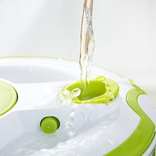 Tebery Spinner de ensalada grande BPA Free-Manual Secador de lechuga y lavadora de vegetales con diseño de secado rápido, lechuga escurridora y vegetales con facilidad, incluido el tazón de plástico t