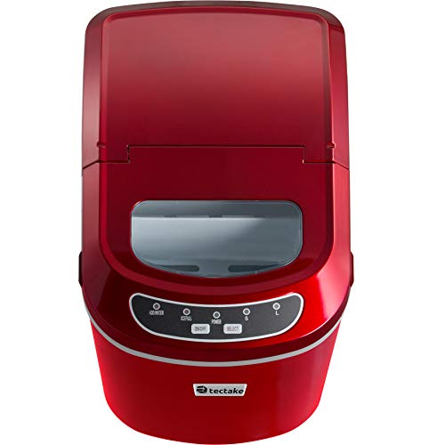 TecTake MÁQUINA DE CUBITOS DISPENSADOR DE CUBITOS PROFESIONAL - disponible en diferentes colores - (Rojo | No. 400475)