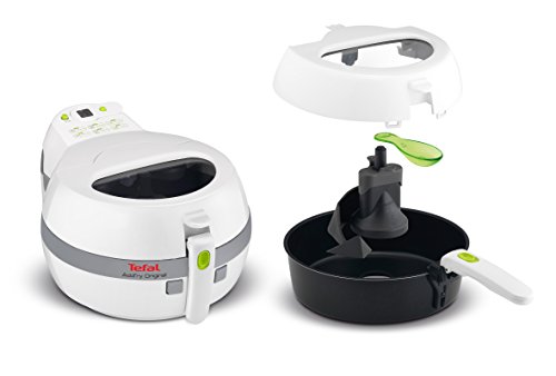 Tefal FZ 7100 Freidora, 1400 W, 1 Kilogram, Gris, Blanco
