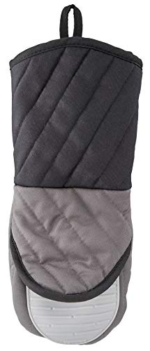 Tefal Guantes de cocina, manoplas con silicona antideslizante, Resistencia Térmica hasta 230º, con anilla colgadora, protección total al calor y las altas temperaturas, fácil uso y comfort