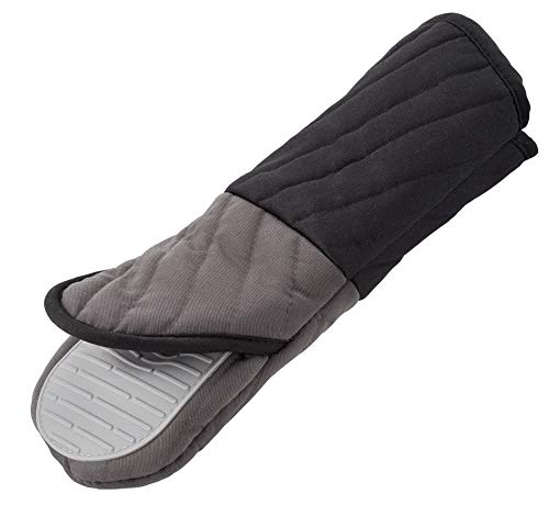 Tefal Guantes de cocina, manoplas con silicona antideslizante, Resistencia Térmica hasta 230º, con anilla colgadora, protección total al calor y las altas temperaturas, fácil uso y comfort