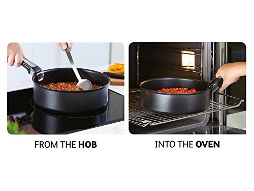 Tefal Ingenio Essential Sartén antiadherente, 24 cm - Negro