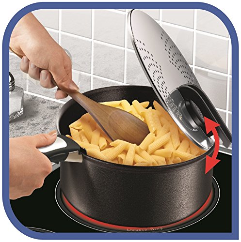 Tefal L9939822 Tapa INOX Ajustable, diámetro 30 cm, Acero Inoxidable, Plata