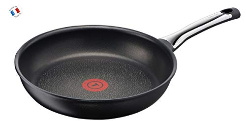 Tefal Sartén Pro E4400785, 30cm de diámetro, Aluminio, Negro, 30 cm