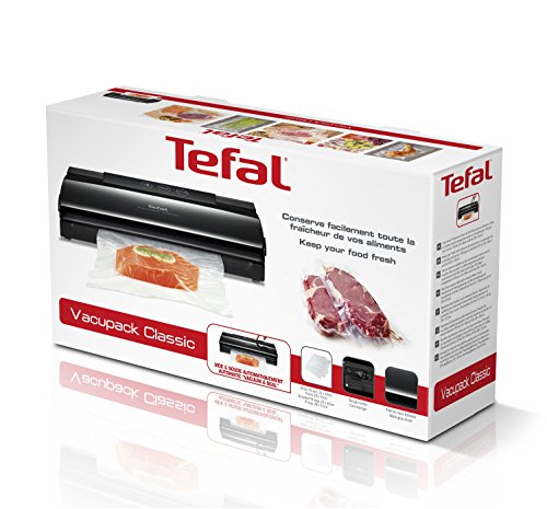 Tefal Vacupack Classic Envasadoras al vacío, 110 W, Negro