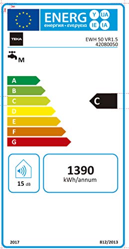 Teka EWH 50 Termo Eléctrico, 1500 W, 50 litros, Blanco