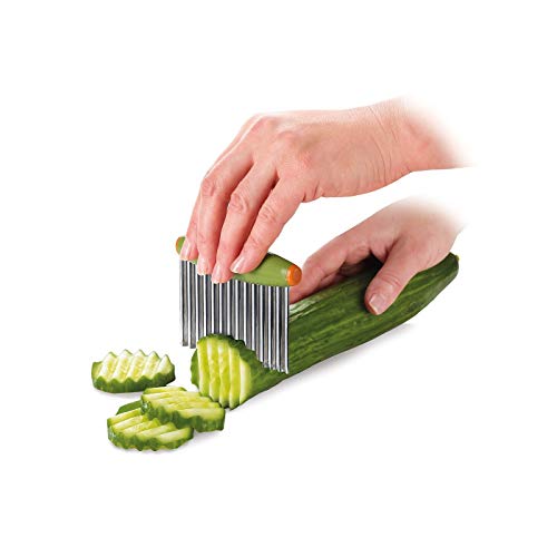 Tescoma Cortador Ondulado Presto, Verde