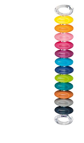 Tescoma JGO 12 Anillas Colores MARCADORES Copas UNO Vino, Acero Inoxidable