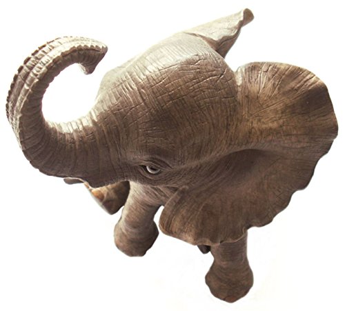The Leonardo Collection 'Out Of Africa' - Figura de elefante africano joven (diseño realista, 13 cm, alto)
