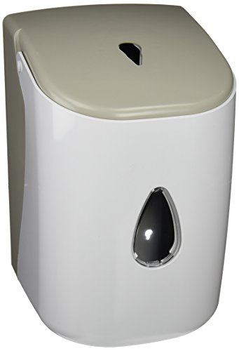 Timblau - TIM-024010 - Dispensador de Papel Mecha en ABS, Dispensador de Papel Secamanos para Bobinas de Extracción Central de Papel