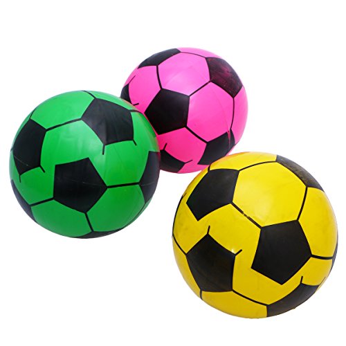 TOYMYTOY Balón de Fútbol Bolas Pelotas Juguetes Deportivos para Niños Color al Azar 6 Piezas