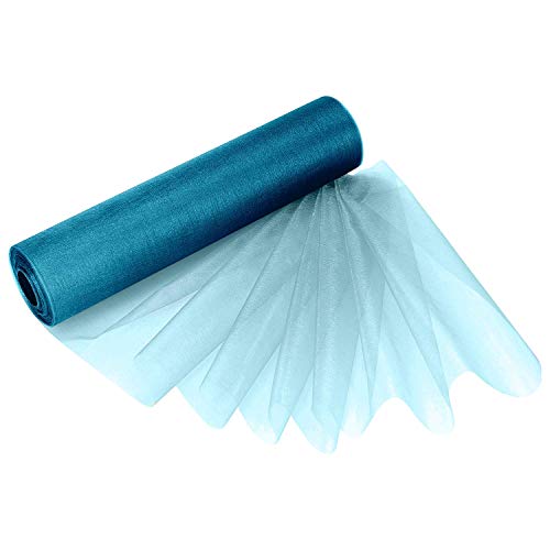 Trimming Shop 29cm X 25m Rollo de Organza - Tela Elegante Decorativo Paño para Boda Silla Lazos, Caminos Mesa, Detalles Fiesta - Manualidades Suministros para Cintas, Vestido Accents, y Bolsas