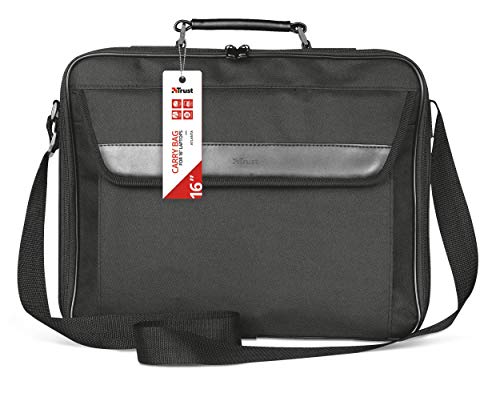 Trust Atlanta - Maletín para portátiles de hasta 16", negro