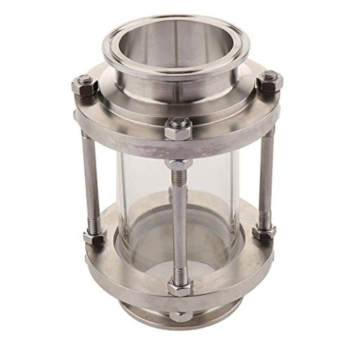 Tubayia Tri - Vitrina de cristal sanitario (acero inoxidable)