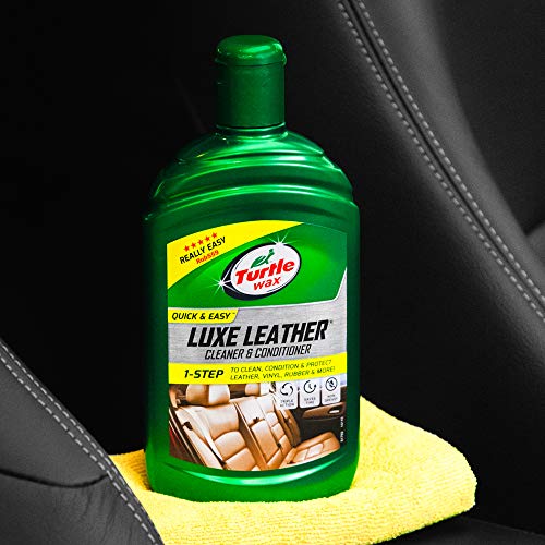 Turtle Wax 51793 Luxe Leather Restaurador Y Limpiador De Asientos De Cuero para Cuero 500Ml