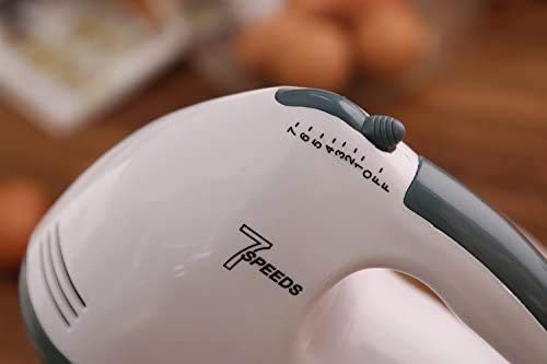 Últimos 7 Velocidad Batidora, Cocina portátil de mano Mezclador, batidor de huevo Agitador