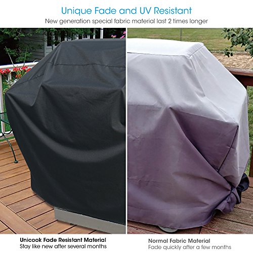 Unicook Heavy Duty barbecue grill Cover, 177,8 cm, Place facile Poignées, l'aération, tous les temps protection