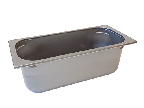 Unidades 20 Bandeja de plástico gris T. 5000 para vitrina helado de 36 x 16 cm H cm 12