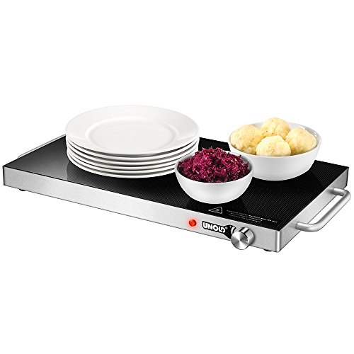 Unold Warming Plate Professional - Calentador de Alimentos (200 W, 240 V, 50-60 Hz, Negro, 350 mm, 570 mm)